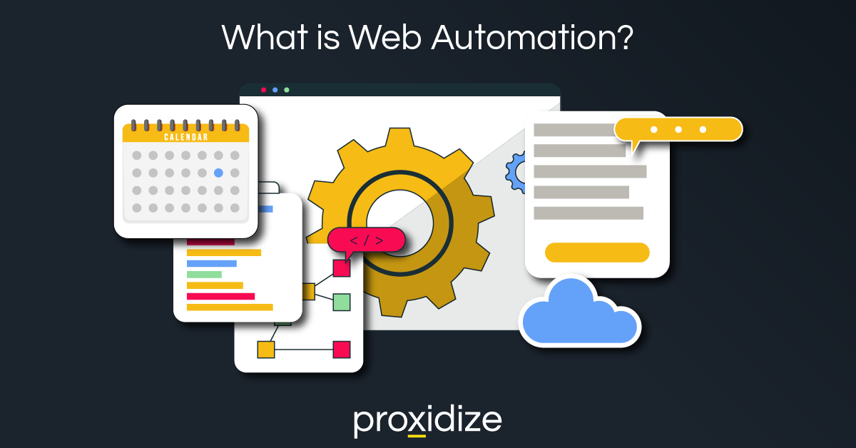 Web automation applications