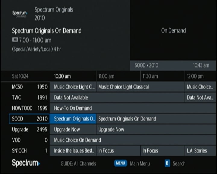 Spectrum channels launches legitreviews demand Spectrum channels launches legitreviews demand