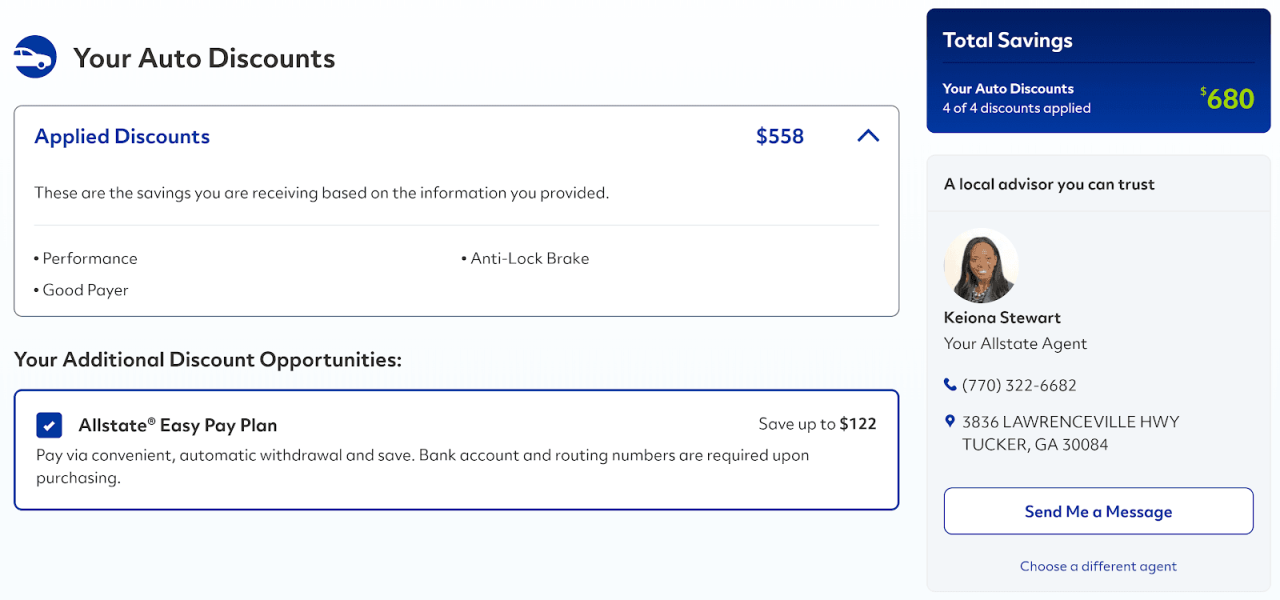 Allstate direct repair program application