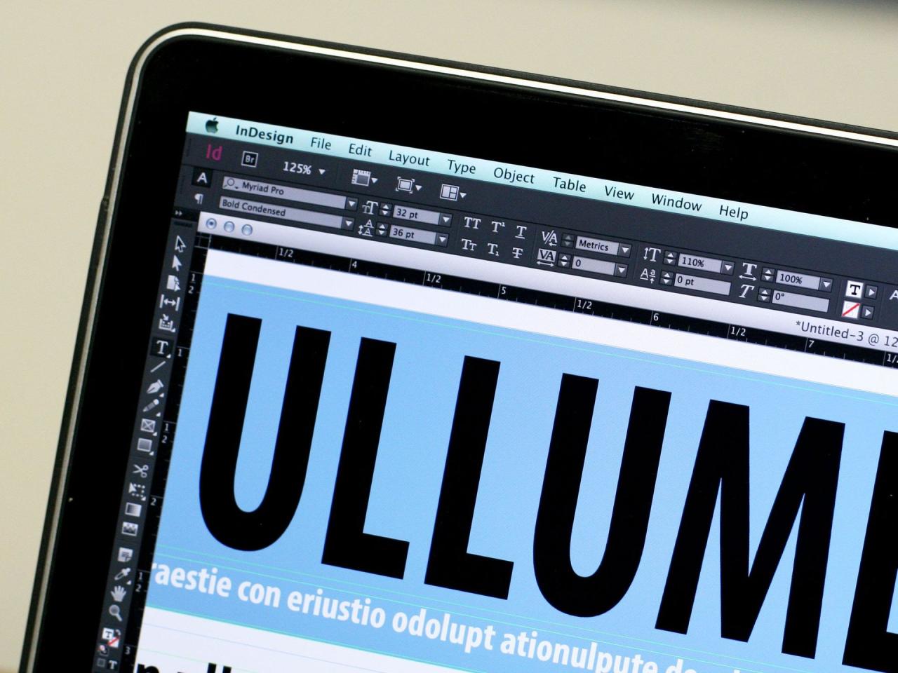 Adobe indesign application