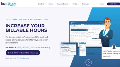 Law firm time and billing software